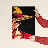 Luffy Straw Hat Anime Poster